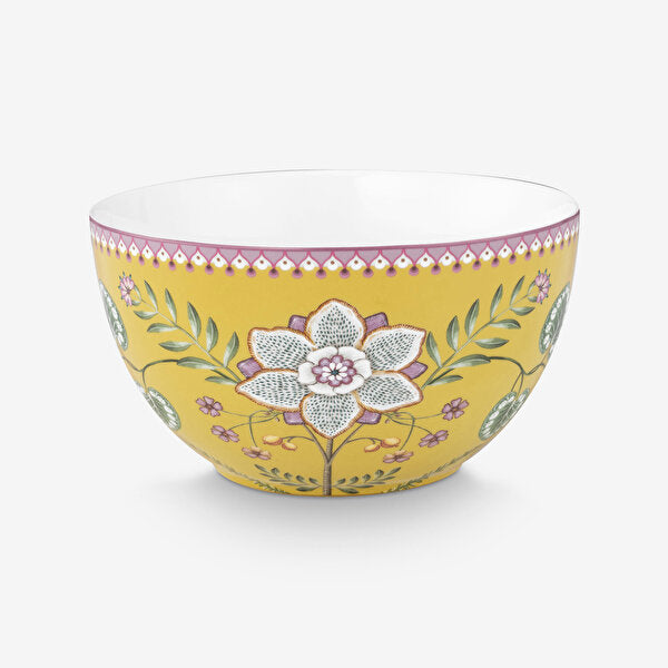 Pip Studio Lily & Lotus Sarı Porselen Servis Kasesi