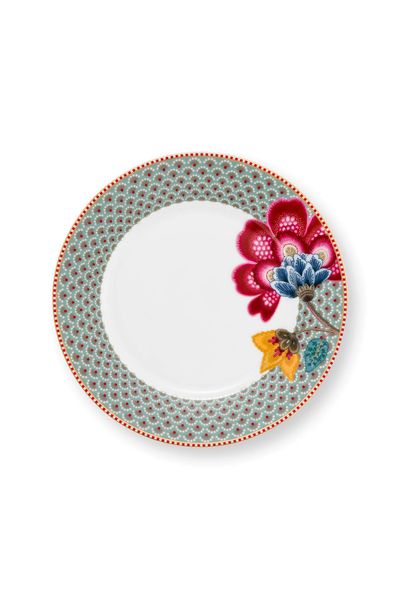 Kahvaltı Tabağı Blooming Tales Mavi 21 cm